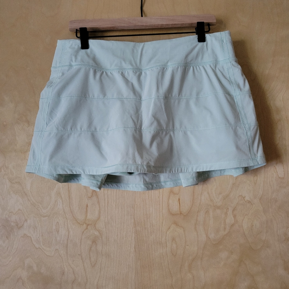 Lululemon Pace Rival Skirt 10 Delicate Mint
